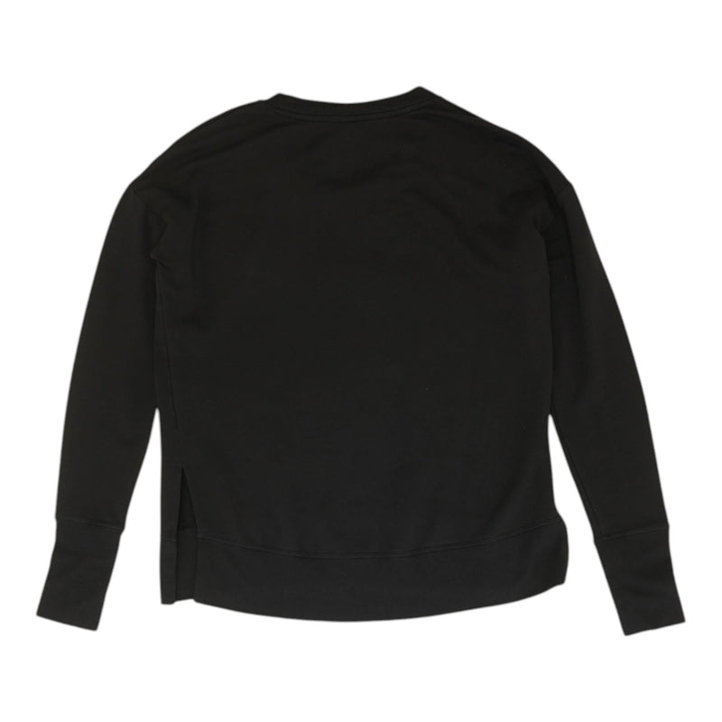 Black Solid Active Pullover