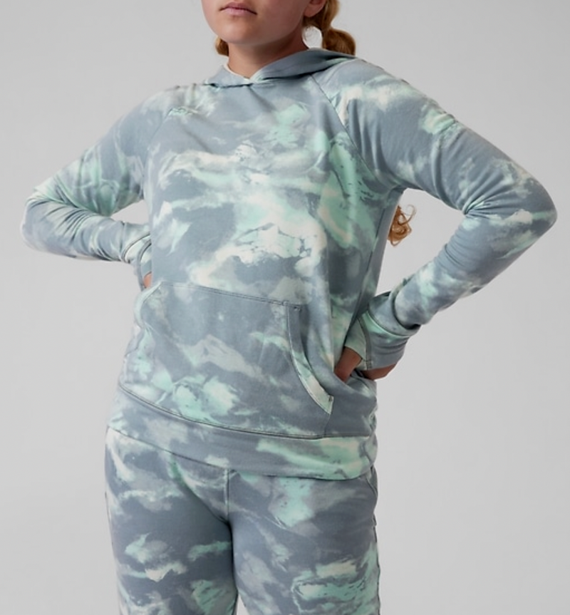 Athleta Girl Marine Halcyon In Your Element 2.0 Hoodie Sweatshirt