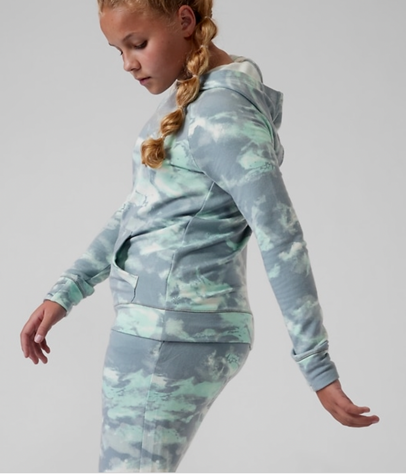 Athleta Girl Marine Halcyon In Your Element 2.0 Hoodie Sweatshirt