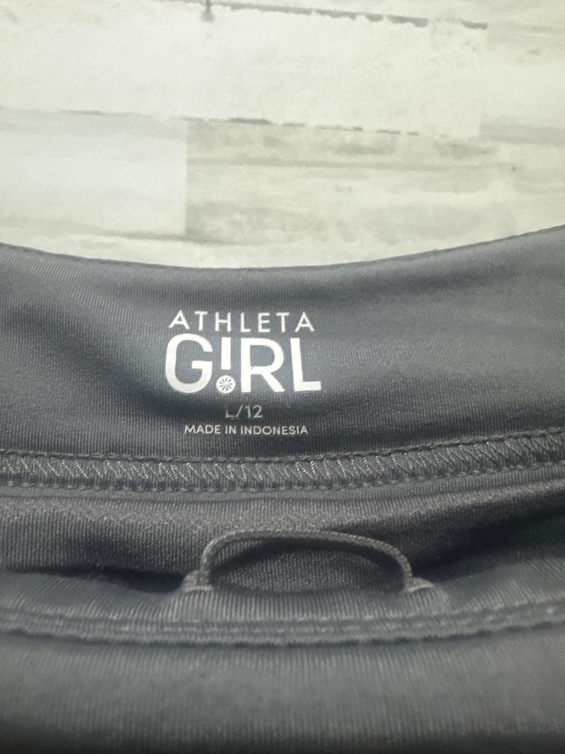 Girls Size 12 (Large) Athleta Girl Grey Athletic Shorts - Very Good Used Condition