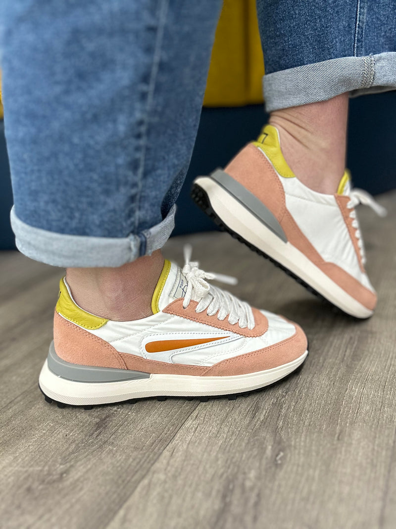 D.A.T.E Athleta Peach/White