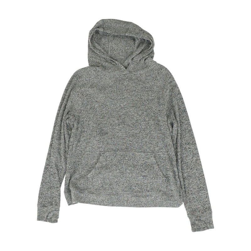 Gray Solid Hoodie