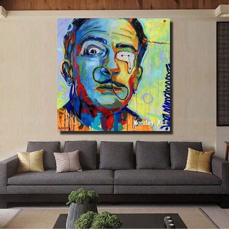 Hand Painted Figure Oil Painting on Canvas Hand Painted Abstract oil Painting