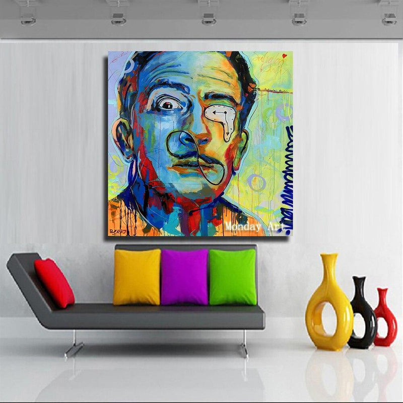 Hand Painted Figure Oil Painting on Canvas Hand Painted Abstract oil Painting