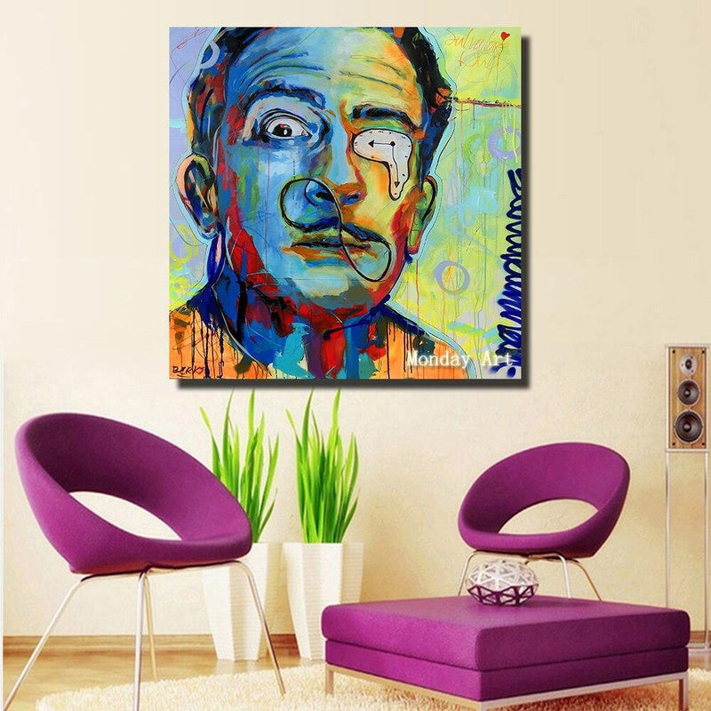 Hand Painted Figure Oil Painting on Canvas Hand Painted Abstract oil Painting