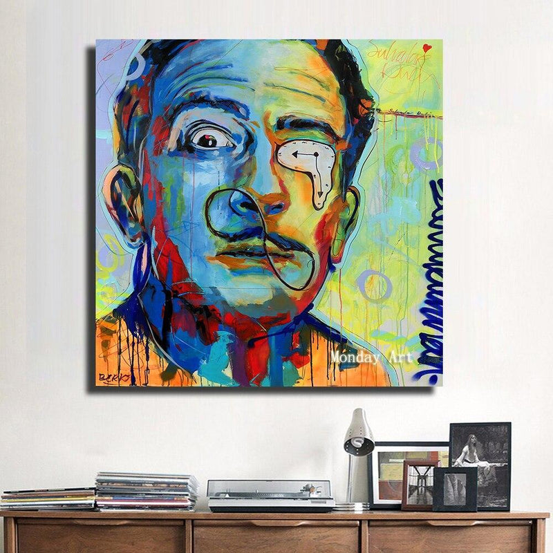 Hand Painted Figure Oil Painting on Canvas Hand Painted Abstract oil Painting