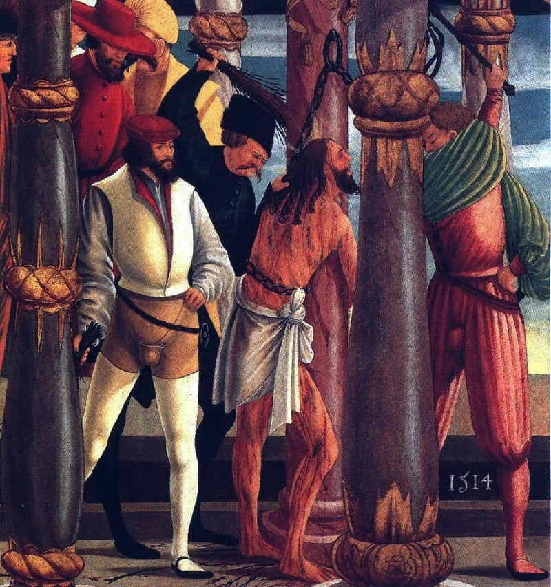 Flagellation by Unknown Hungarian Painters - Hand Painted Oil Painting