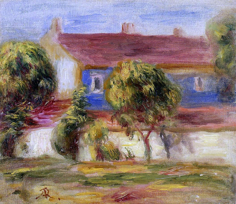 The Artist's House by Pierre Auguste Renoir - Hand Painted Oil Painting