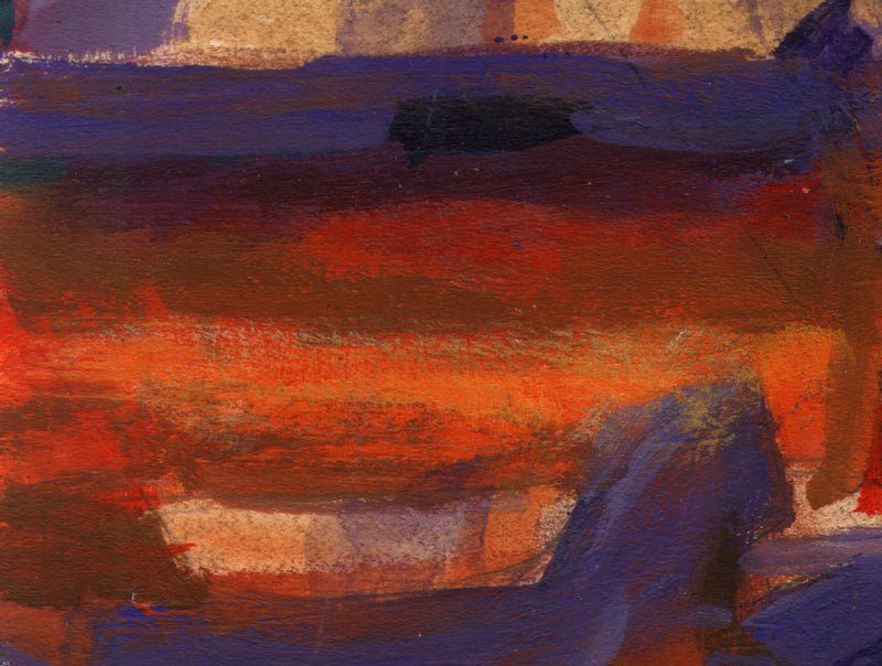 Orange and Purple Mix by Our Original Collection - Hand Painted Oil Painting