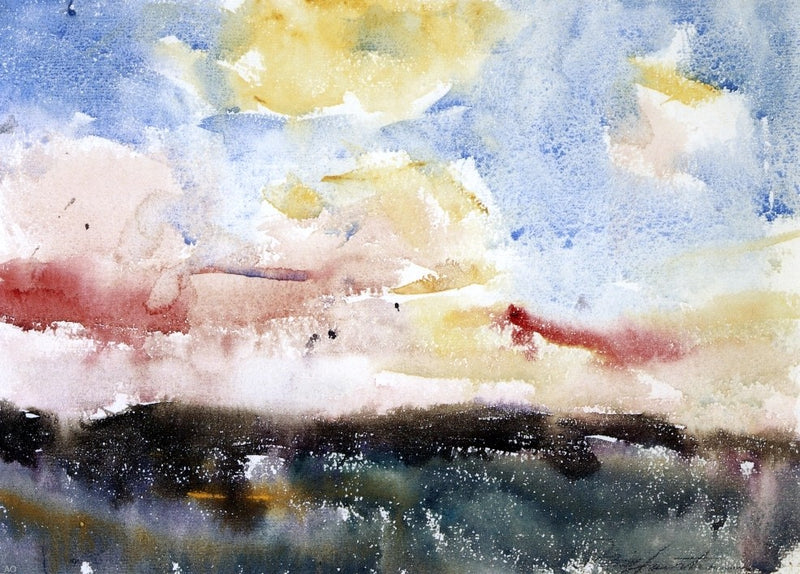 Sunset Colors by Charles Webster Hawthorne - Hand Painted Oil Painting