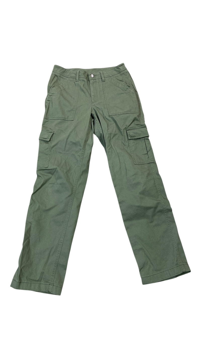VTG Wmns LL Bean Olive Outdoor Hiking Cargo Pants Sz 6