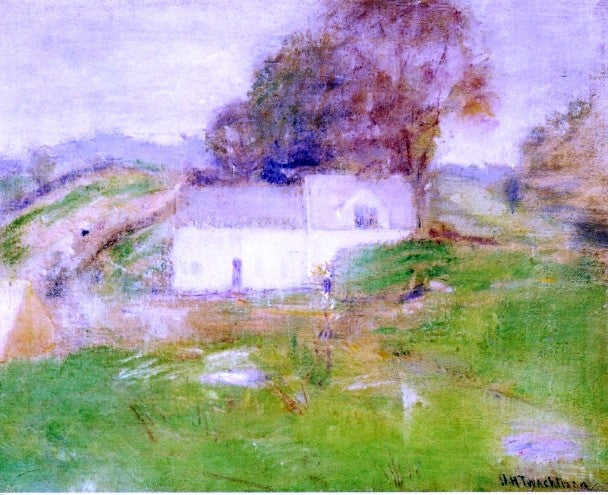 Twachtman's House by John Twachtman - Hand Painted Oil Painting