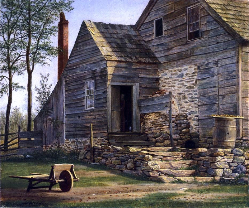 Long Island Homestead by William M Davis - Hand Painted Oil Painting