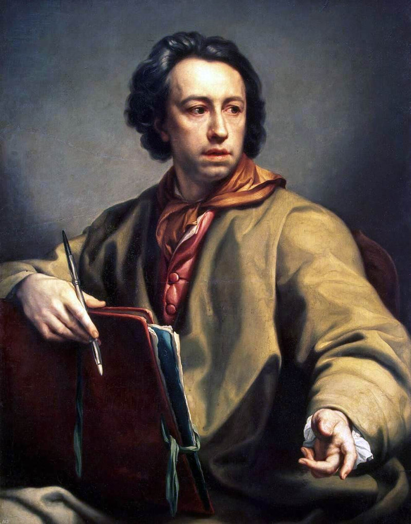 Self-Portrait by Anton Raphael Mengs - Hand Painted Oil Painting