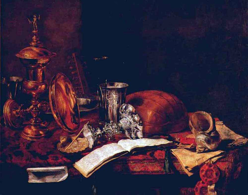 Still-Life by Frans Rijkhals - Hand Painted Oil Painting