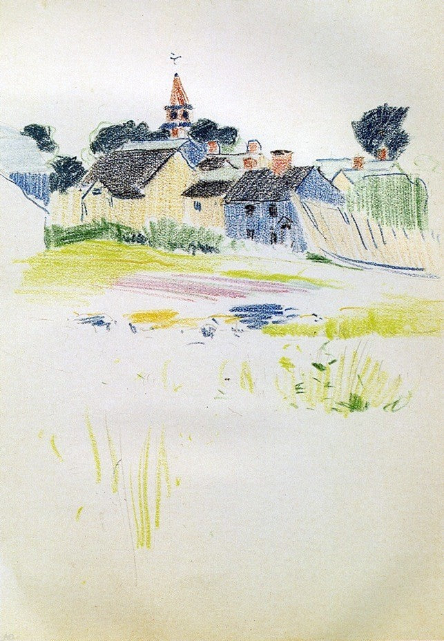 Pond by Arthur Wesley Dow - Hand Painted Oil Painting