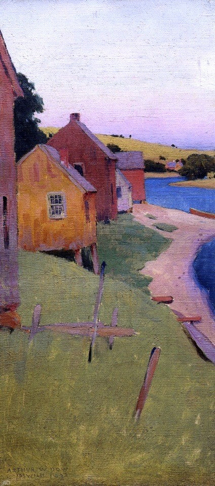 Ipswich at Dusk by Arthur Wesley Dow - Hand Painted Oil Painting
