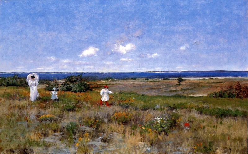 Near the Beach, Shinnecock by William Merritt Chase - Hand Painted Oil Painting