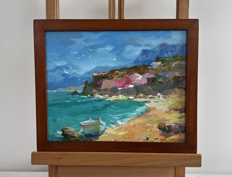 Oil painting After the sea storm Yuriy Suprunchuk