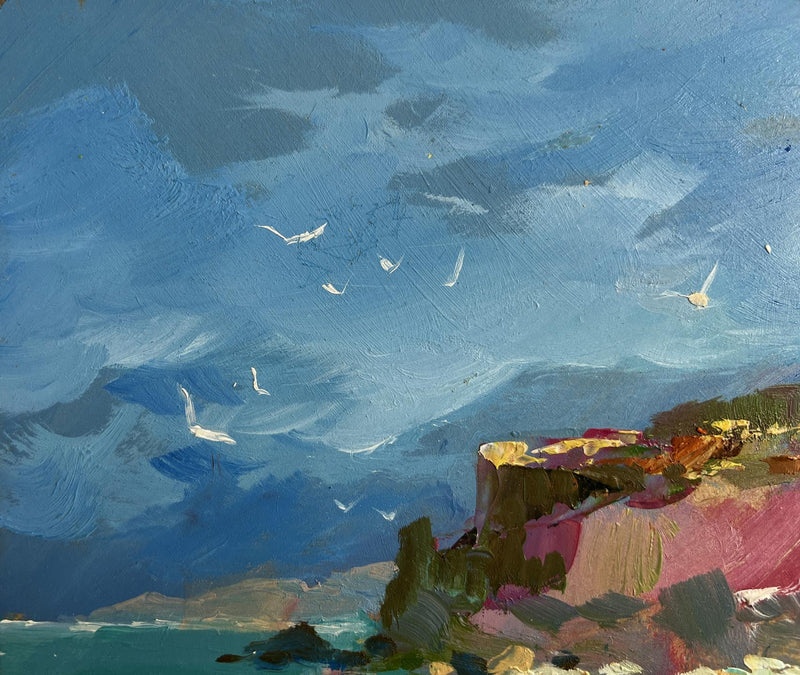 Oil painting After the sea storm Yuriy Suprunchuk