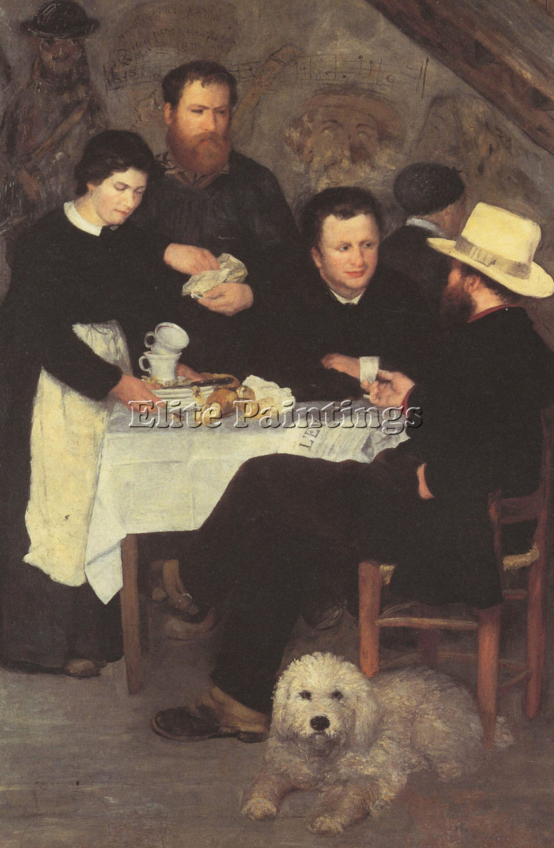 RENOIR THE MOTHER OF CABARET ANTONY ARTIST PAINTING REPRODUCTION HANDMADE OIL