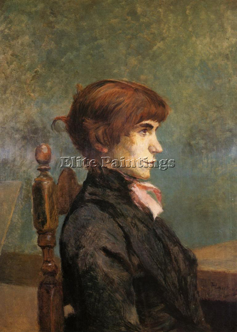 HENRI DE TOULOUSE-LAUTREC JEANNE WENZ ARTIST PAINTING REPRODUCTION HANDMADE OIL