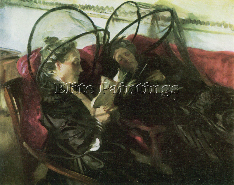 JOHN SINGER SARGENT MOSQUITO NETS ARTIST PAINTING REPRODUCTION HANDMADE OIL DECO