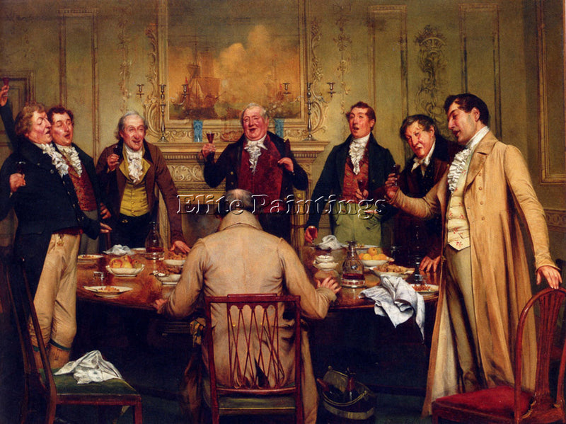 WALTER-DENDY SADLER FOR HES ARTIST PAINTING REPRODUCTION HANDMADE OIL CANVAS ART