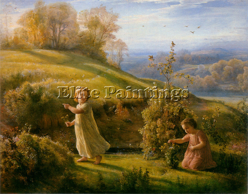 LOUIS JANMOT LE POEME DE L AME 4 LE PRINTEMPS ARTIST PAINTING REPRODUCTION OIL