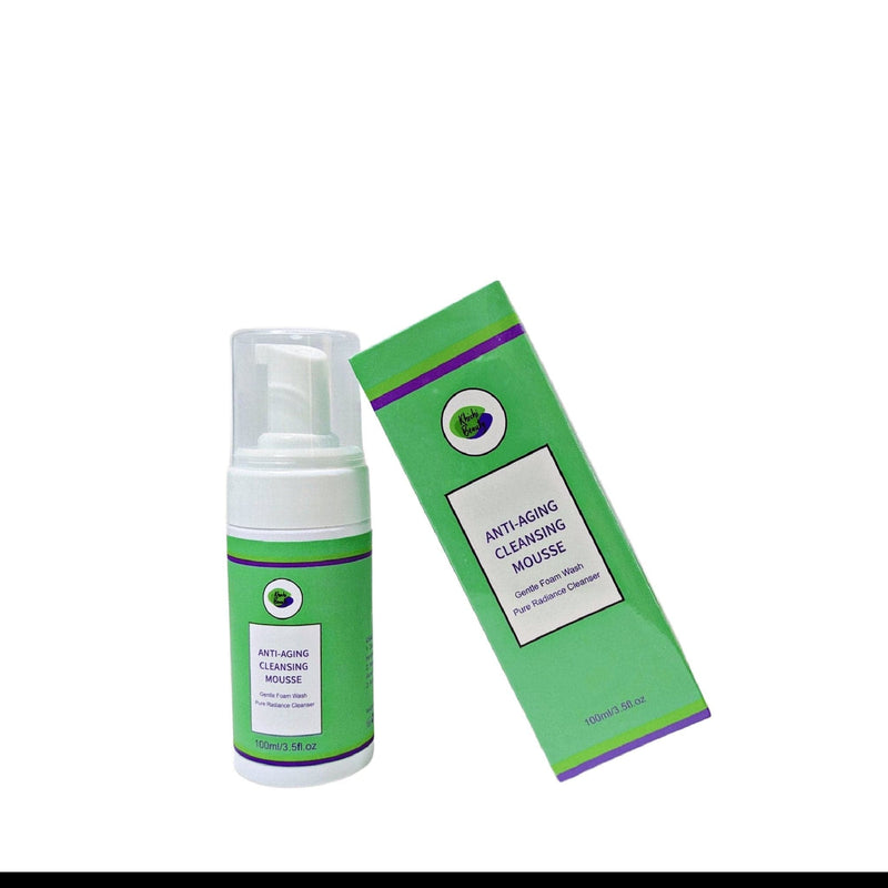 Khichi Beauty Anti-aging Cleansing Mousse, Gentle Foam Wash, Pure Radiance Cleanser 3.5 oz (100ml).