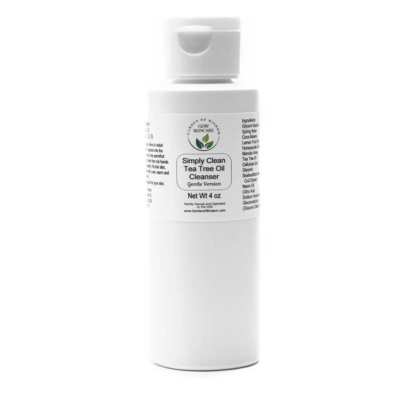 Simply Clean Tea Tree Oil Cleanser-Gentle Version