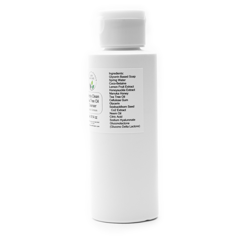 Simply Clean Tea Tree Oil Cleanser-Gentle Version