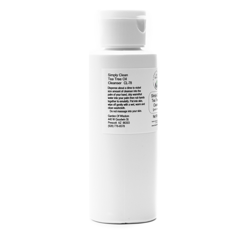 Simply Clean Tea Tree Oil Cleanser-Gentle Version