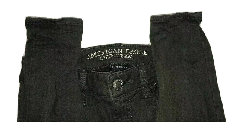 Women's American Eagle Jeans Denim Pants Size 00 Regular Jegging Stretch Skinny