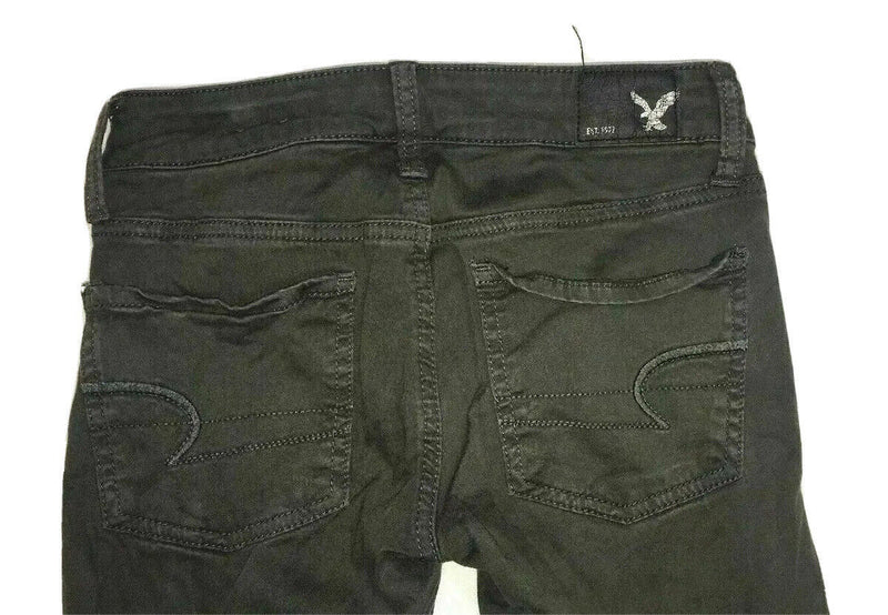 Women's American Eagle Jeans Denim Pants Size 00 Regular Jegging Stretch Skinny