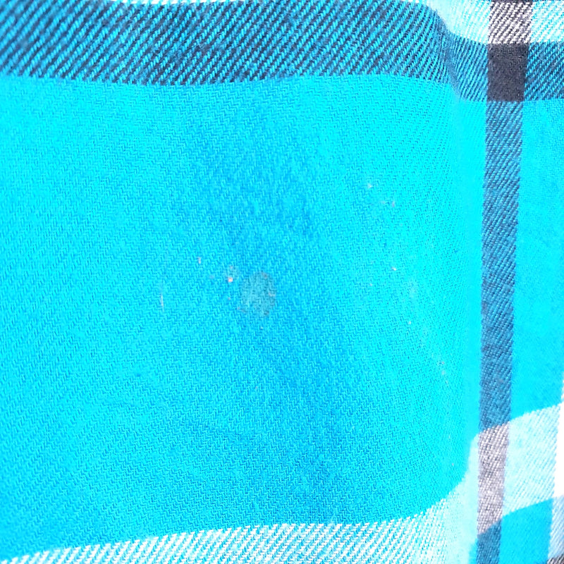 American Eagle Flannel Shacket Overshirt Long Sleeve Regular Fit Check Shirt