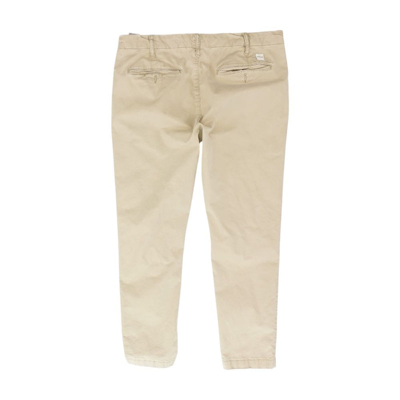Tan Solid Chino Pants