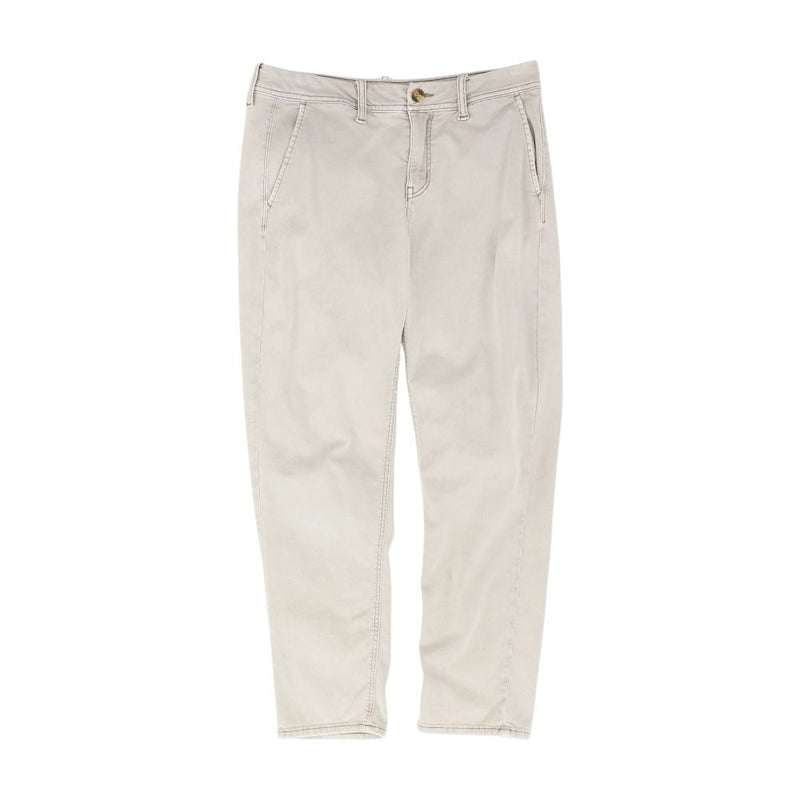 Gray Solid Pants