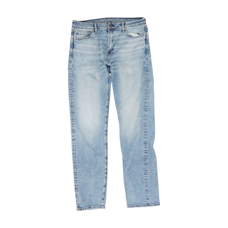 Solid Straight Jeans