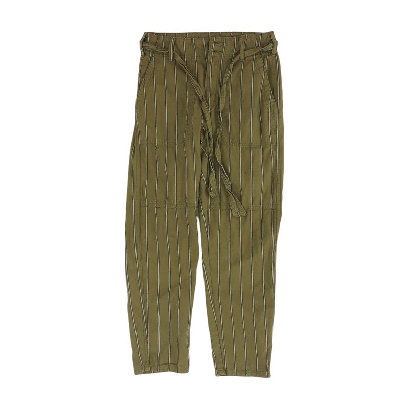 Green Striped Pants