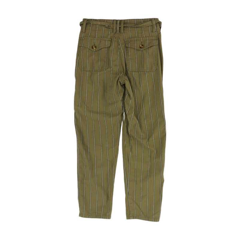 Green Striped Pants