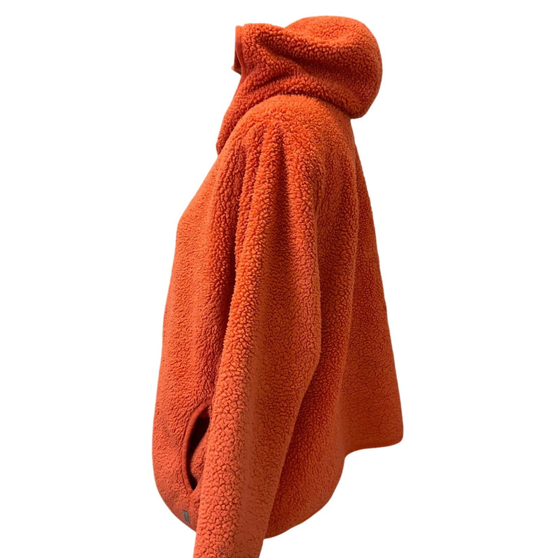 Eddie Bauer Womens XL Fluffy Polyester Long Sleeve Full Zip Hoodie Jacket