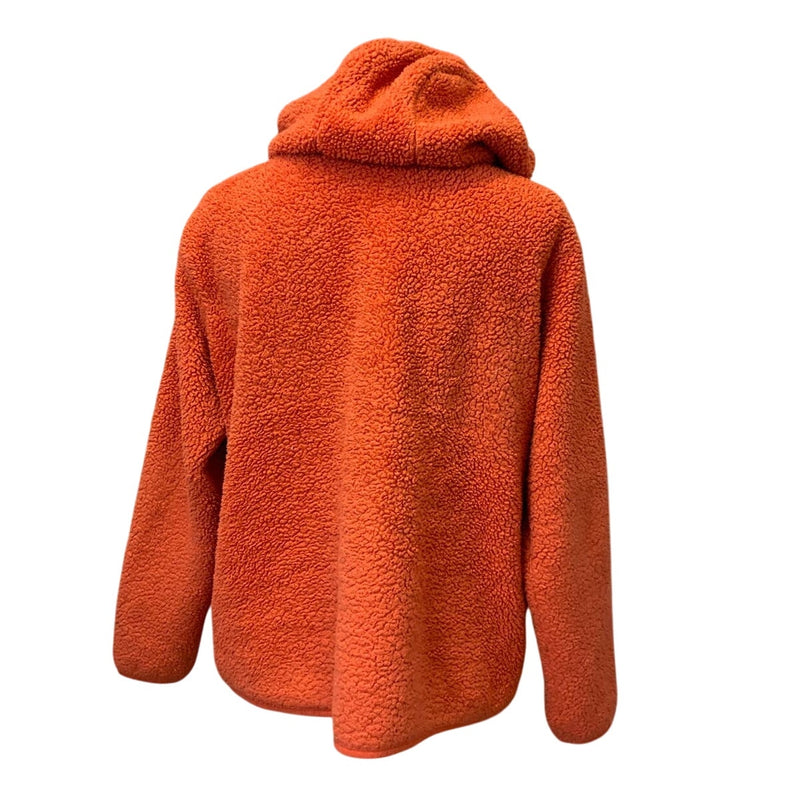 Eddie Bauer Womens XL Fluffy Polyester Long Sleeve Full Zip Hoodie Jacket