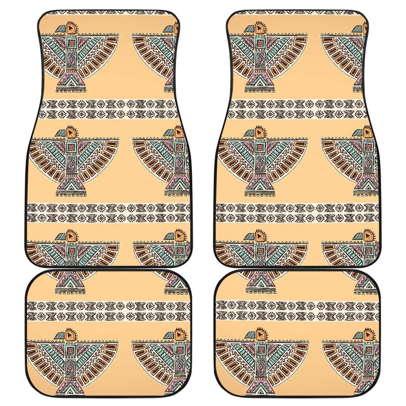 Native American Eagle Pattern Front and Back Car Floor Mats