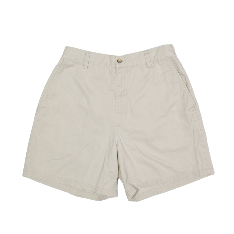 EDDIE BAUER Chino Shorts Cream Regular Womens S W28