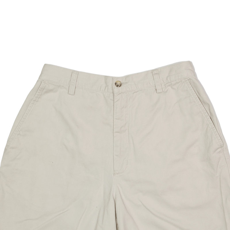 EDDIE BAUER Chino Shorts Cream Regular Womens S W28