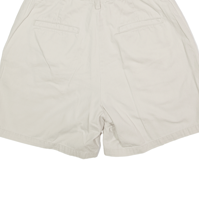 EDDIE BAUER Chino Shorts Cream Regular Womens S W28