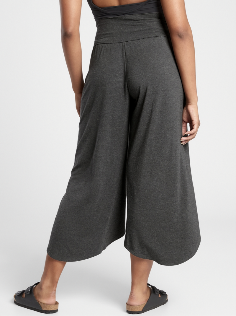 Athleta Charcoal Soft Lounge Elastic Waist Yoga Release Pant