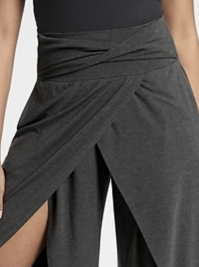 Athleta Charcoal Soft Lounge Elastic Waist Yoga Release Pant
