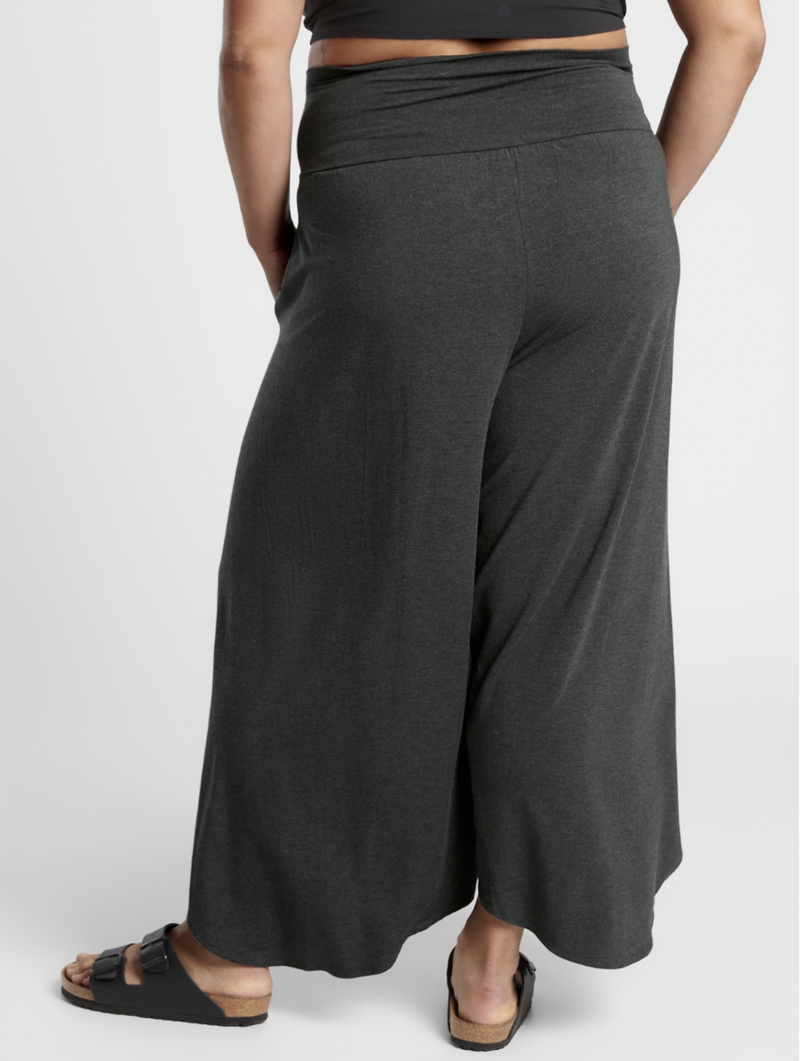 Athleta Charcoal Soft Lounge Elastic Waist Yoga Release Pant